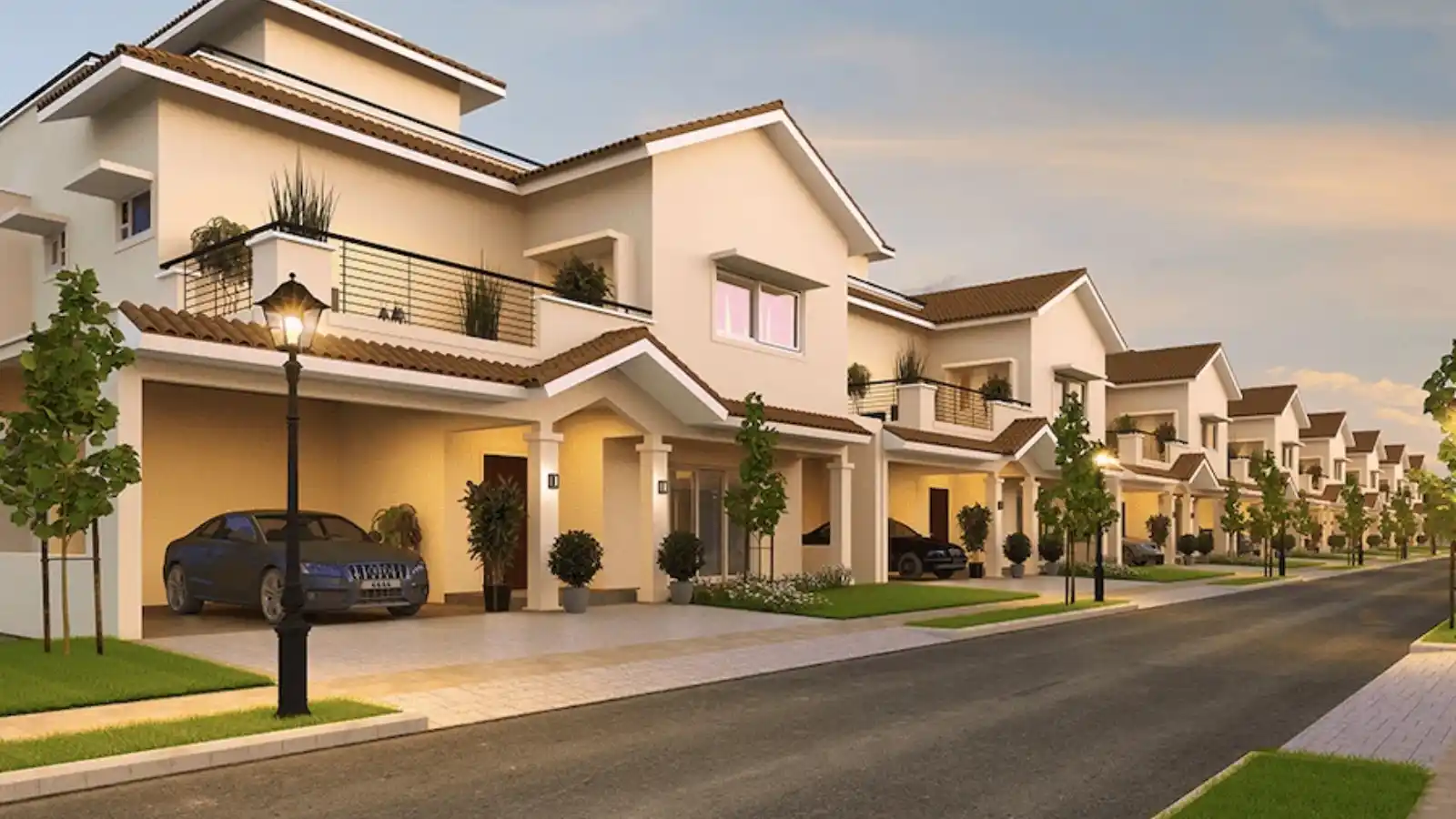 Adarsh-Wisteria-Villas-In-Hennur-Road-Bangalore-Elevation